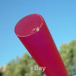 X-large 2111ct RUBY LASER ROD 14.5 inches long POLISHED ENDS 3/4 inch diameter
