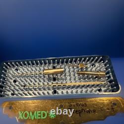 Xomed Medtronic Sinus Trephine Instrument Set In Case Free Shipping