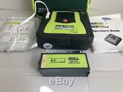 ZOLL AED PRO Defib CASE, BATTERY, PADS Rescue Ready ALL PERFECT CONDITION UK