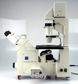 Zeiss Axiovert 135 TV invers Mikroskop Microscope DIC