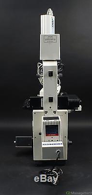 Zeiss Axiovert 35 Inverted Microscope with Cameras Motorized Stage and Lamp Power