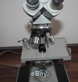 Zeiss Mikroskop Microscope Ergaval mit Objektiven ect