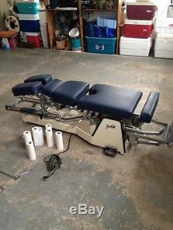 Zenith Chiropractic Adjusting Table with Pelvic Drop. Model 210. Electric Hi-Lo