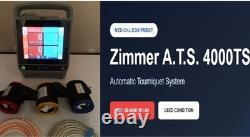 Zimmer A. T. S. 4000TS Automatic Tourniquet System with Cuffs & Hoses REF 60-4000