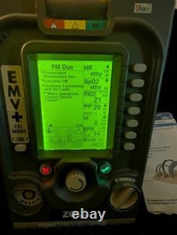 Zoll Impact 731 EMV+ Ventilator Masimo Set PARTS ONLY