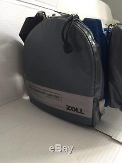 Zoll M-Series CCT Carrying Case, base plate charger plus ambulance mount, hooks
